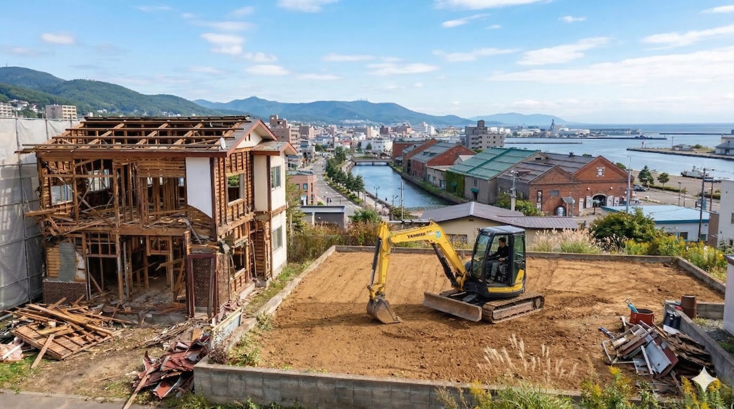 小樽の解体工事は
私達にお任せください